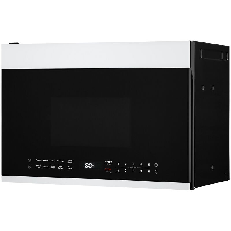 Frigidaire 24 in. 1.4 cu. ft. 1000W Over-the-Range Microwave with 300 CFM & Sensor Cooking - White, White, hires
