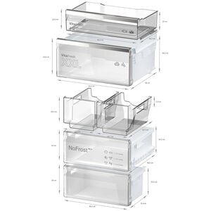 Bosch 800 Series 24 in. 12.8 cu. ft. Smart Counter Depth Bottom Freezer Refrigerator with Internal Water Dispenser - White Glass, White Glass, hires