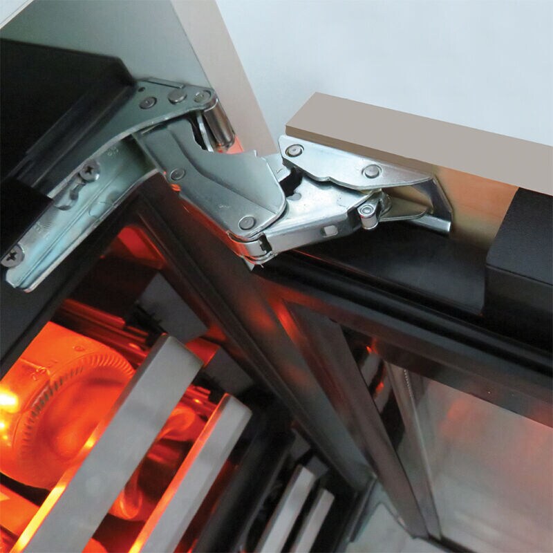 XO 24 in. ADA Compliant Built-In/Freestanding Beverage Center with Pull-Out Shelves & Digital Control - Custom Panel Ready, , hires