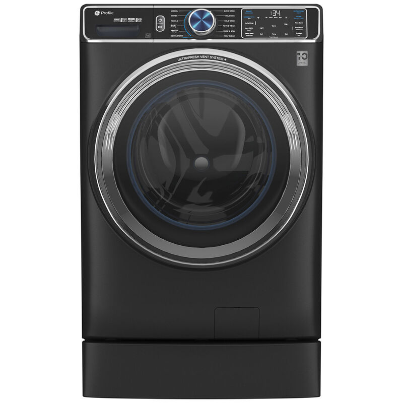 GE 7" Right Height Riser for Washers - Carbon Graphite, , hires