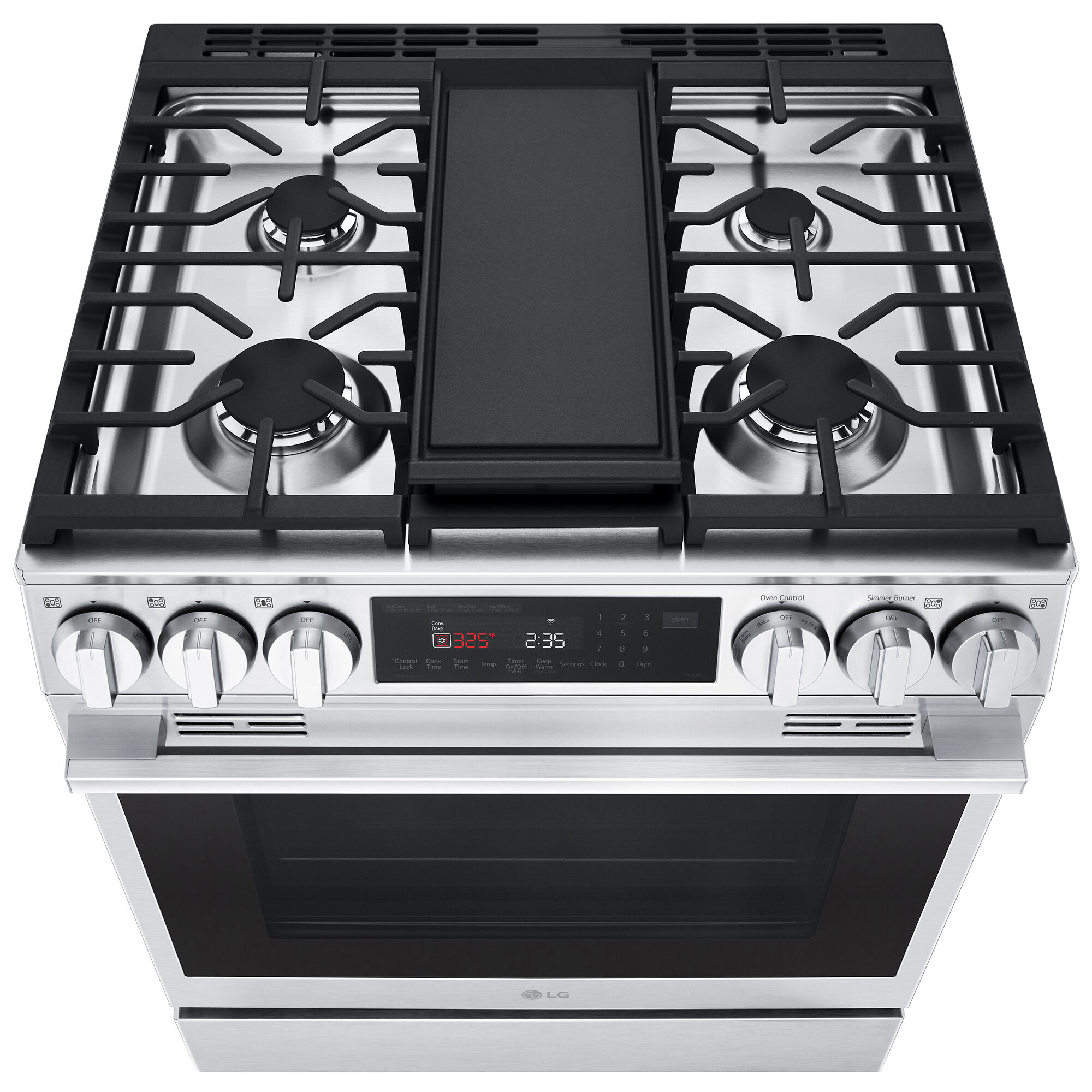 LG 30 in. 6.3 cu. ft. Smart Air Fry True European Convection Slide