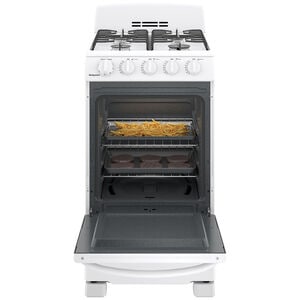 Hotpoint 20 in. 2.3 cu. ft. Gas Range with 4 Sealed Burners - White, , hires
