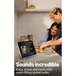 Amazon Echo Show 11, Vibrant Full-HD 11" display with more viewing area and spatial audio, designed for Alexa+ (Glacier White), , hires