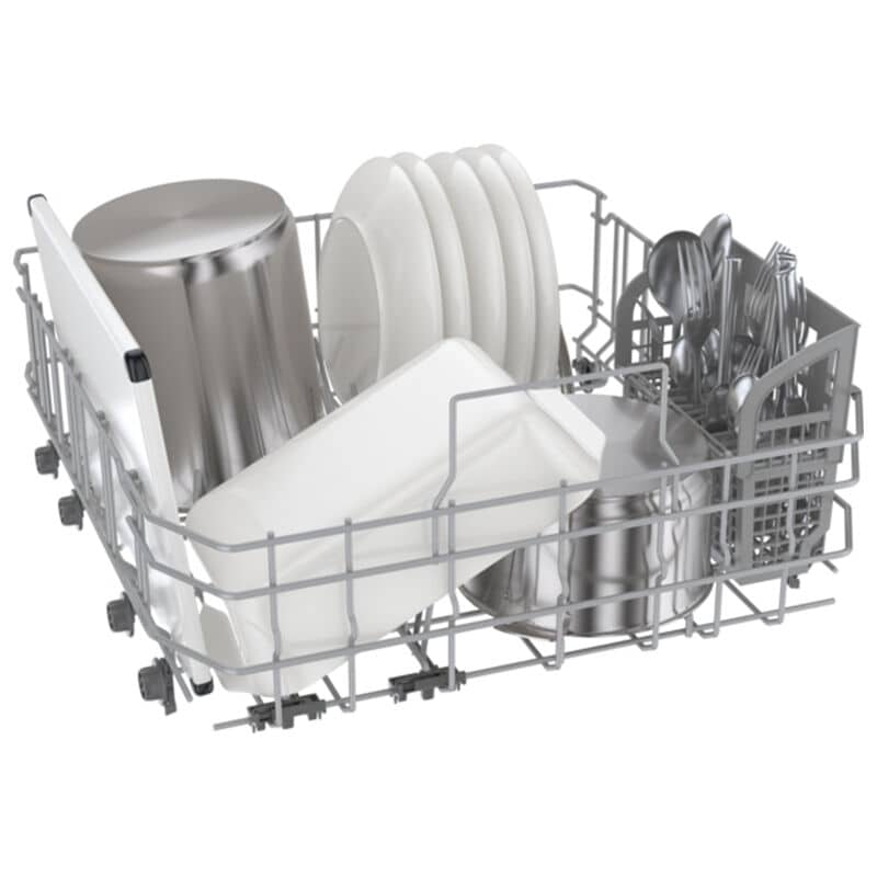 Bosch 300 Series 24 in. Front Control Smart Dishwasher with 46 dBa Sound Level, 3rd-Rack, PureDry & Pocket - White, , hires