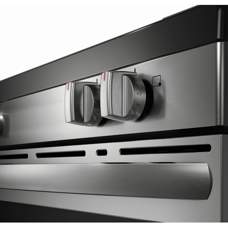 Frigidaire 30 in. 5.3 cu. ft. Air Fry Standard Convection Electric Range with Smoothtop Burners - Stainless Steel, , hires