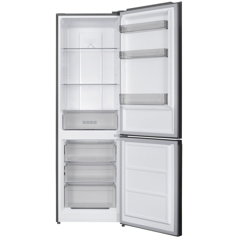 Sharp 24 in. 10.3 cu. ft. Counter Depth Bottom Freezer Refrigerator - Stainless Steel, , hires