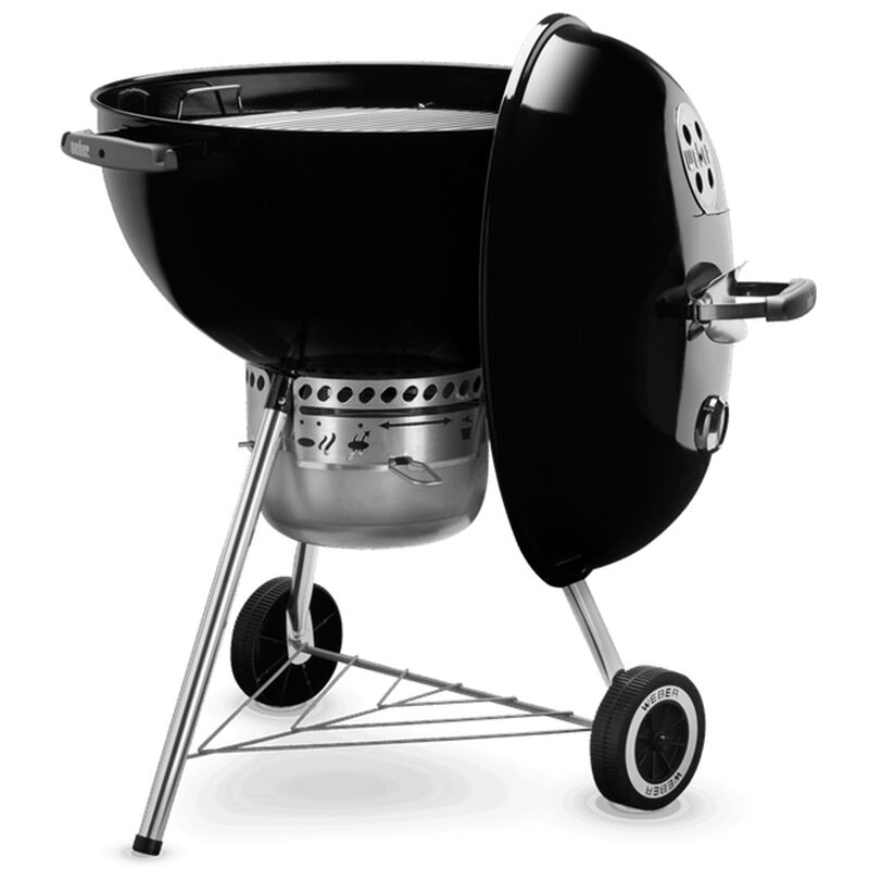 Weber Original Kettle 22 in. Portable Charcoal Grill - Black, , hires