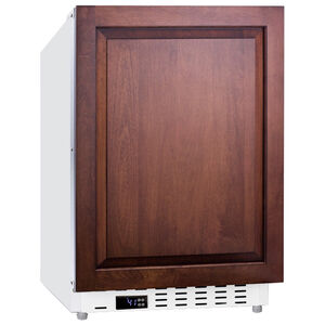 Summit 21 in. 3.5 cu. ft. Left-Hinged Undercounter Refrigerator - Custom Panel Ready with White Cabinet, , hires