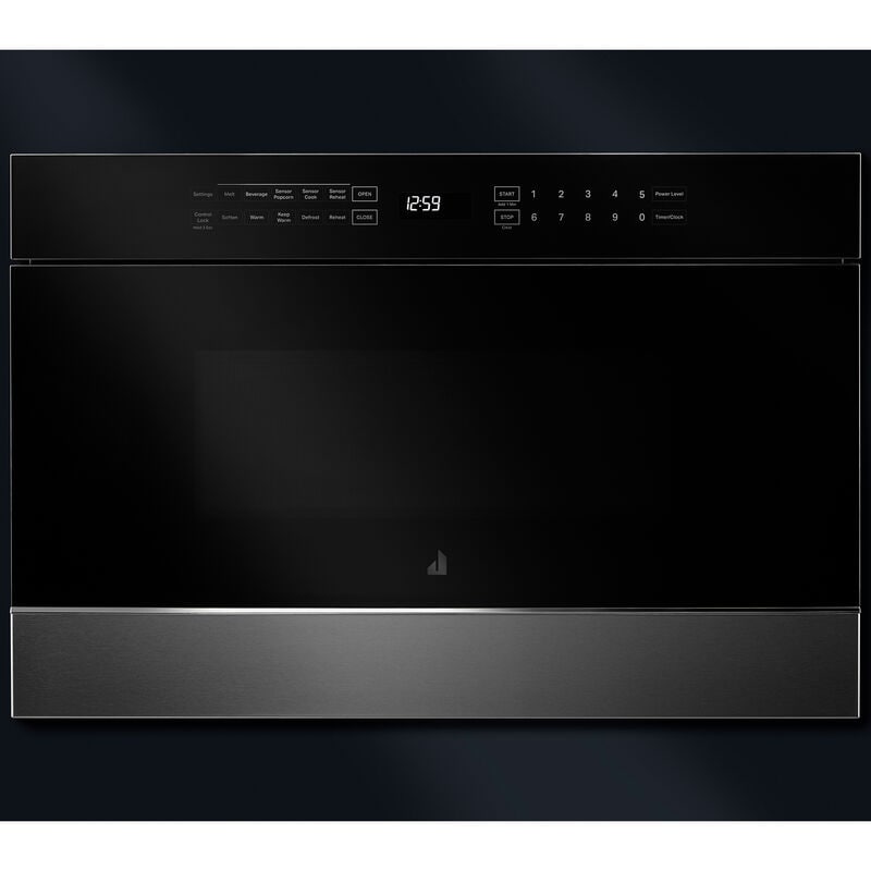 JennAir Noir 24 in. 1.2 cu. ft. 950W Drawer Microwave with Sensor Cooking - Floating Glass Black, , hires