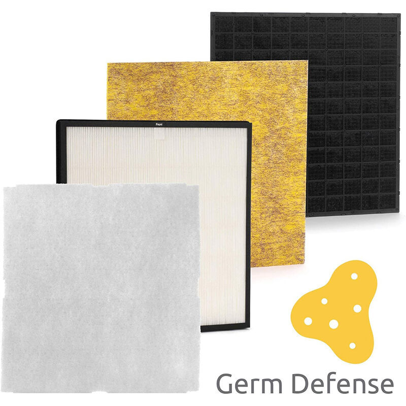 Rabbit Air MinusA2 Ultra Quiet Germ Defense WiFi Enabled Air Purifier - White - for Rooms Up To 815 Sq. Ft., , hires