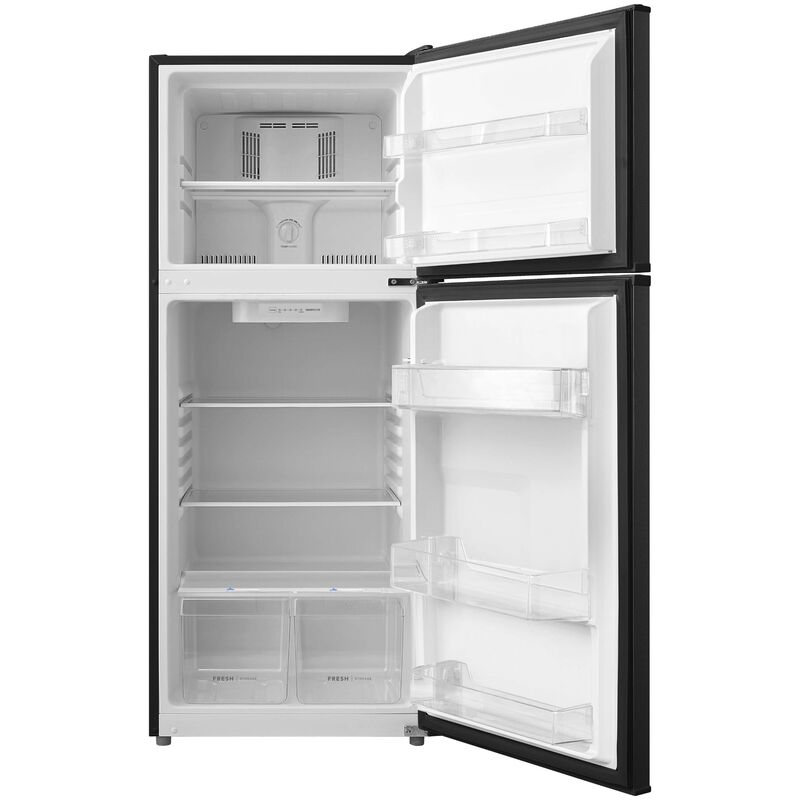 Frigidaire 24 in. 11.5 cu. ft. Counter Depth Top Freezer Refrigerator - Black, Black, hires