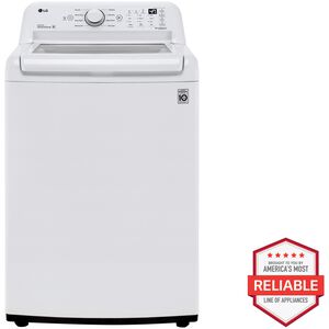 LG 27 in. 4.3 cu. ft. Top Load Washer with 4-Way Agitator & TurboDrum Technology - White, , hires