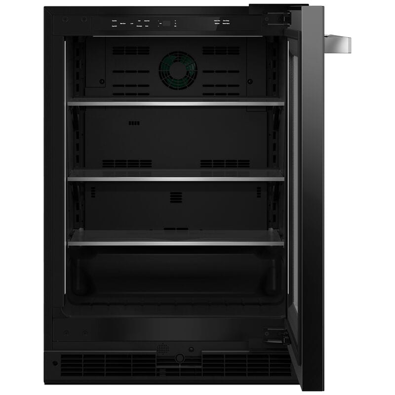 JennAir Noir 24 in. 5.2 cu. ft. Built-In Undercounter Refrigerator - Black, , hires