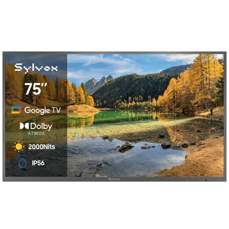 Sylvox - Pool Pro 3.0 75" Class Full Sun 4K UHD LED Smart Google Outdoor TV, , hires