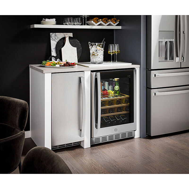 GE 15 in. Built-In Undercounter Smart Ice Maker with 26 lb. Ice Storage & Digital Control - Custom Panel Ready, , hires