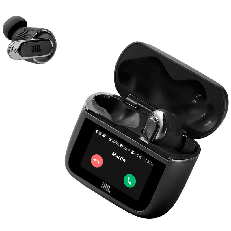 JBL True Adaptive Noise Cancelling True Wireless Headphones with Smart Case design - Black, , hires