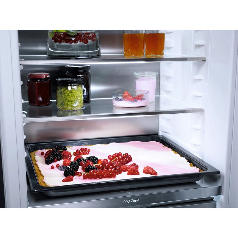 Miele 24 in. 8.7 cu. ft. Built-In Smart Counter Depth Bottom Freezer Refrigerator with Ice Maker - Stainless Steel, , hires