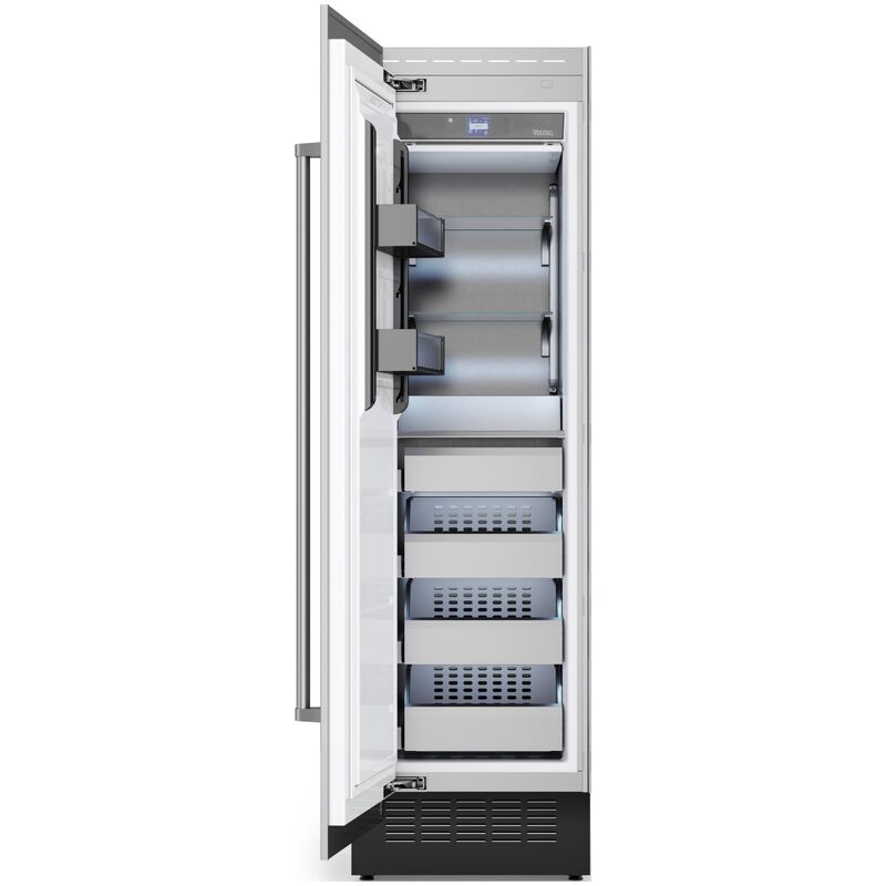 Viking 24 in. 12.1 cu. ft. Built-In 4-Drawers Upright Freezer with Ice-Maker & Adjustable Shelves - Custom Panel Ready, , hires