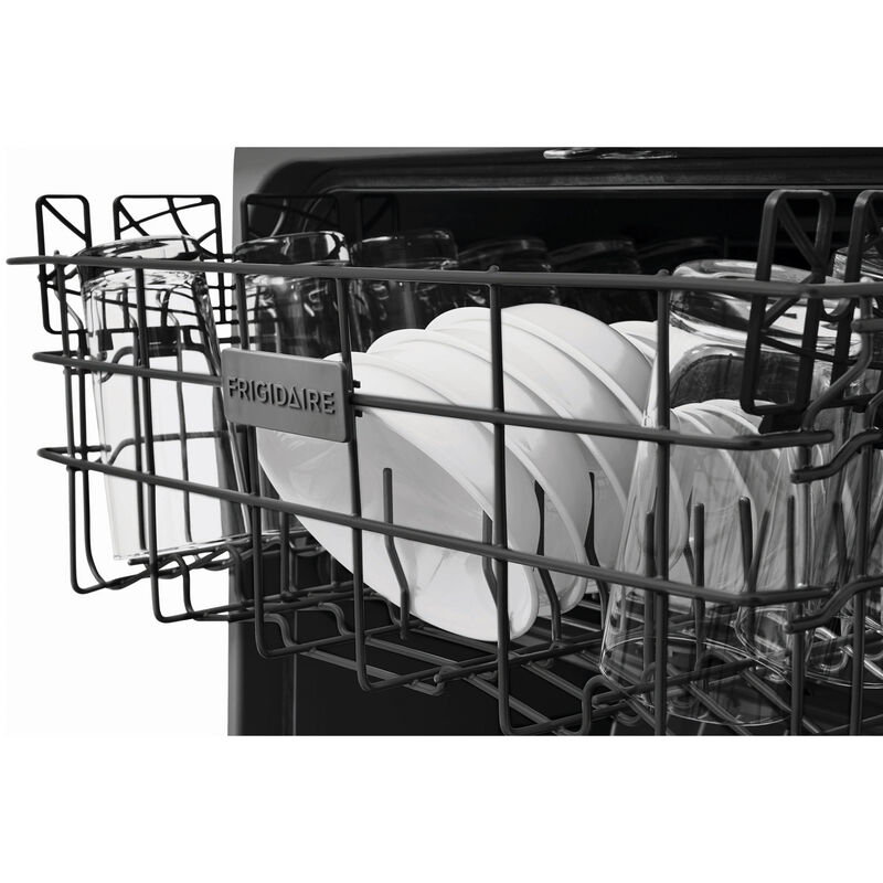 Frigidaire 24 in. Top Control Dishwasher with 52 dBa Sound Level & MaxDry - Black Stainless, Black Stainless, hires
