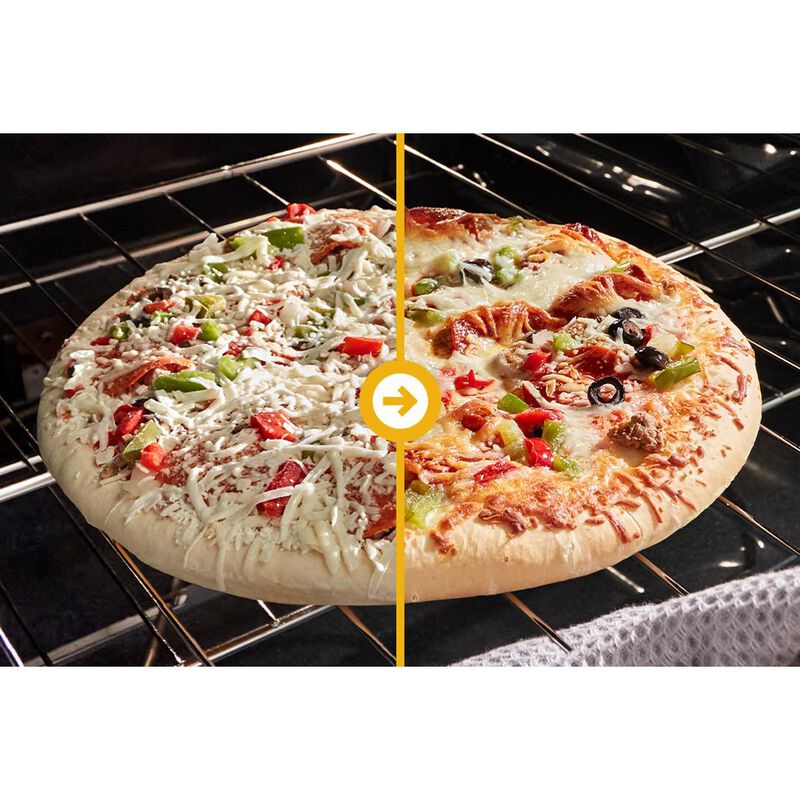 Whirlpool 30 in. 5.0 cu. ft. Smart Air-Fry Standard Convection Slide-In Range with 5 Sealed Burners - Fingerprint Resistant Stainless Steel, , hires