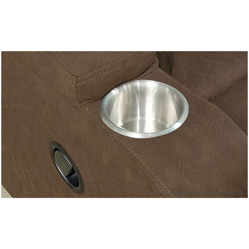 Catnapper Kyle Rocker Recliner with Dual Cupholders - Walnut, Walnut, hires