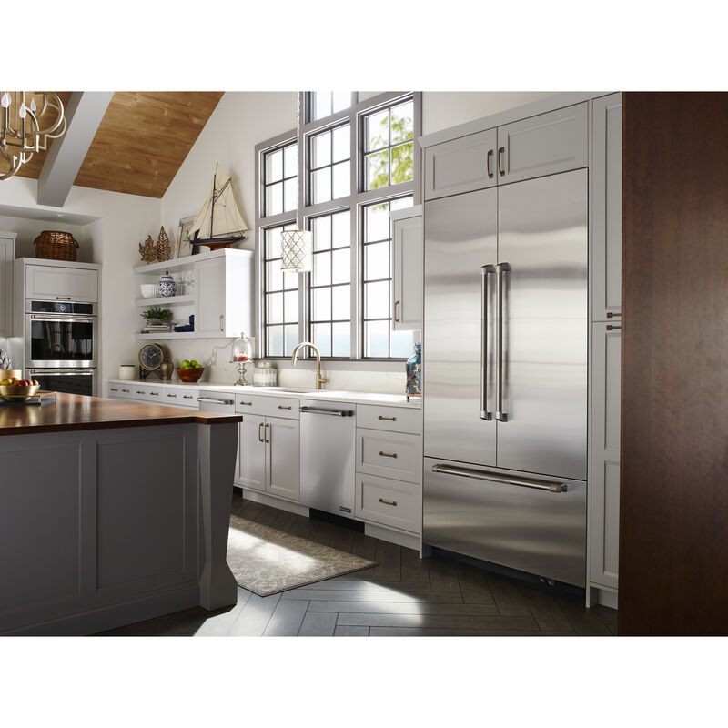 JennAir 42 in. 24.2 cu. ft. Built-In Counter Depth French Door Refrigerator with Ice Maker - Custom Panel Ready, , hires