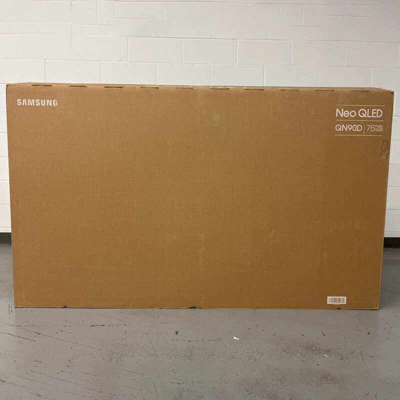 Samsung - 75" Class QN90D Series Neo QLED 4K UHD Smart Tizen TV (Open Box Excellent Condition), , hires