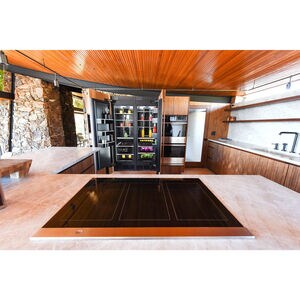 JennAir Oblivian Glass 30 in. 4-Burner Induction Cooktop with Simmer Burner & Power Burner - Black, , hires