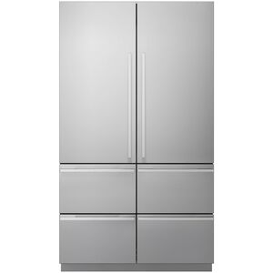 SKS 48 in. 26.0 cu. ft. Built-In Smart Counter Depth 6-Door French Door Refrigerator with Internal Water Dispenser - Stainless Steel, , hires
