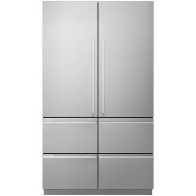 SKS 48 in. 26.0 cu. ft. Built-In Smart Counter Depth 6-Door French Door Refrigerator with Internal Water Dispenser - Stainless Steel | SKSFD4826MT