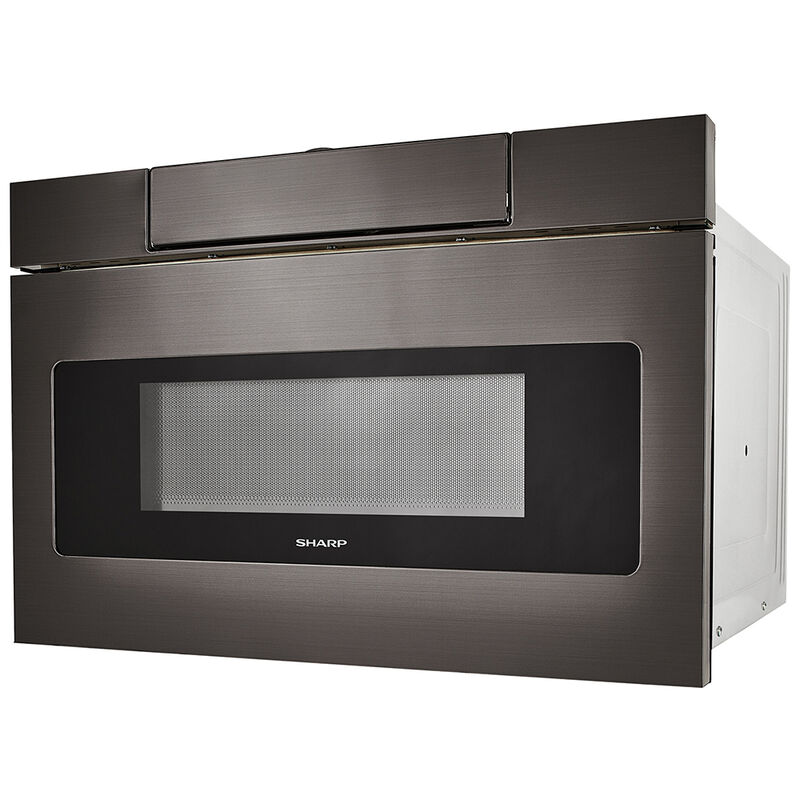 Sharp 24 in. 1.2 cu. ft. 950W Drawer Microwave with Sensor Cooking - Black Stainless Steel, , hires