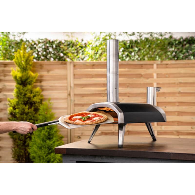 Ooni Fyra 12 Wood Pellet Pizza Oven - Black with Stainless Steel, , hires