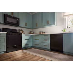 Whirlpool 30 in. 5.1 cu. ft. Gas Range with 5 Sealed Burners - Black, Black, hires