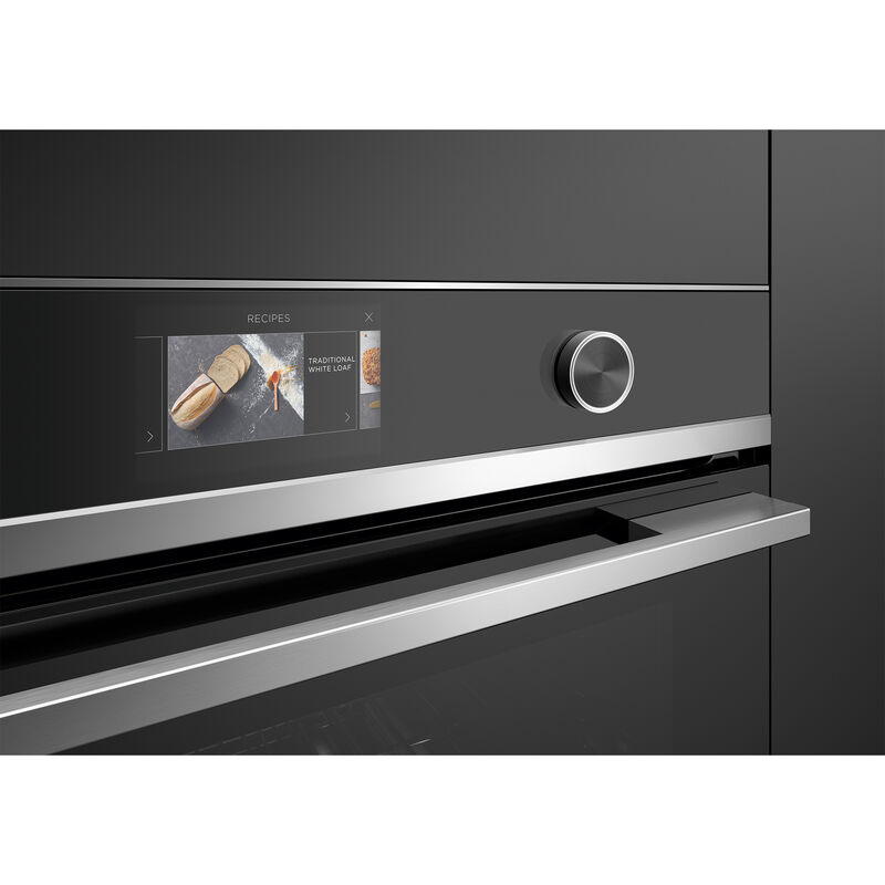 Fisher & Paykel Series 9 Contemporary Series 24" 3.0 Cu. Ft. Electric Single Wall Oven with True European Convection & Self Clean - Stainless Steel, , hires