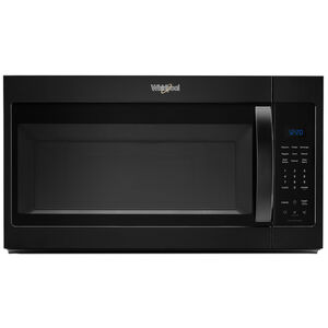 Whirlpool 30 in. 1.9 cu. ft. 1000W Over-the-Range Microwave with 300 CFM & Sensor Cooking - Black, , hires
