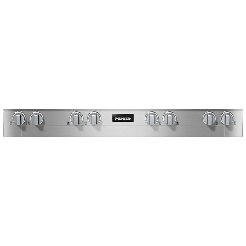 Miele Professional Series 48 in. 8-Burner Natural Gas Rangetop with Simmer Burner & Power Burner - Stainless Steel, , hires