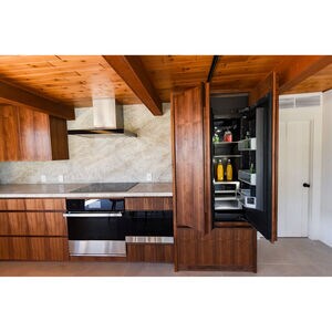 JennAir 30 in. Convertible Chimney Style Range Hood with 600 CFM, 4 Fan Speeds & 2 LED Lights - Stainless Steel, , hires