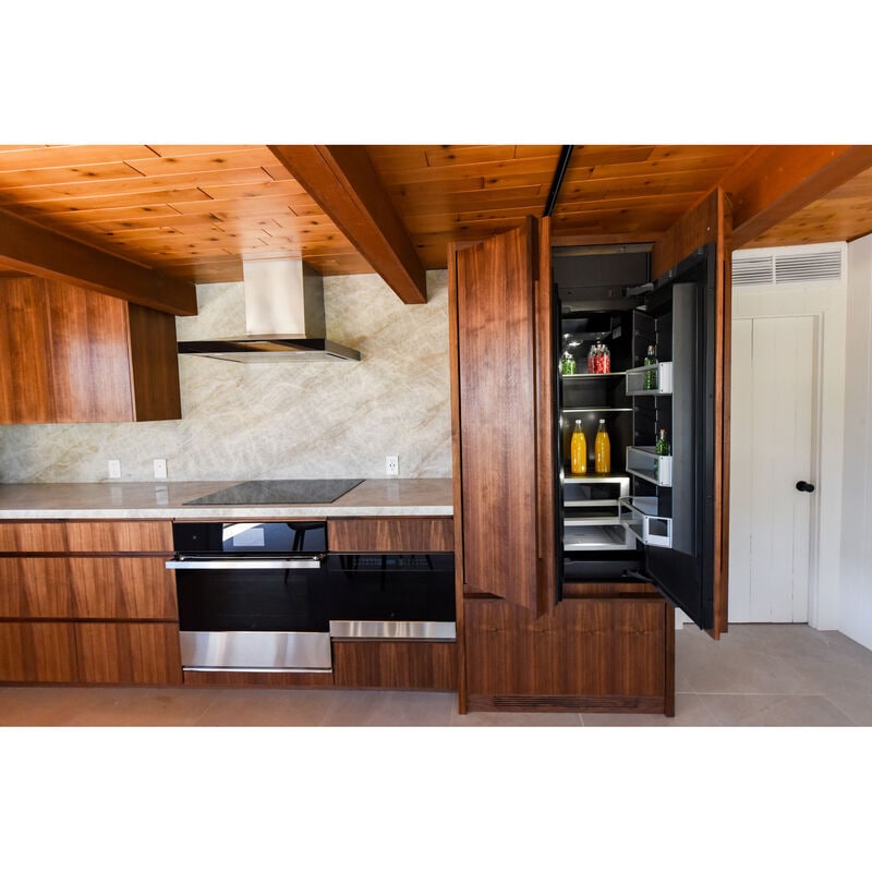 JennAir 30 in. Convertible Chimney Style Range Hood with 600 CFM, 4 Fan Speeds & 2 LED Lights - Stainless Steel, , hires