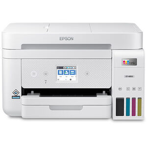 Epson - EcoTank ET-4850 All-in-One Supertank Inkjet Printer - White