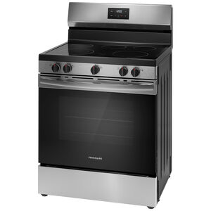 Frigidaire 30 in. 5.3 cu. ft. Electric Range with Smoothtop Burners - Stainless Steel, Stainless Steel, hires