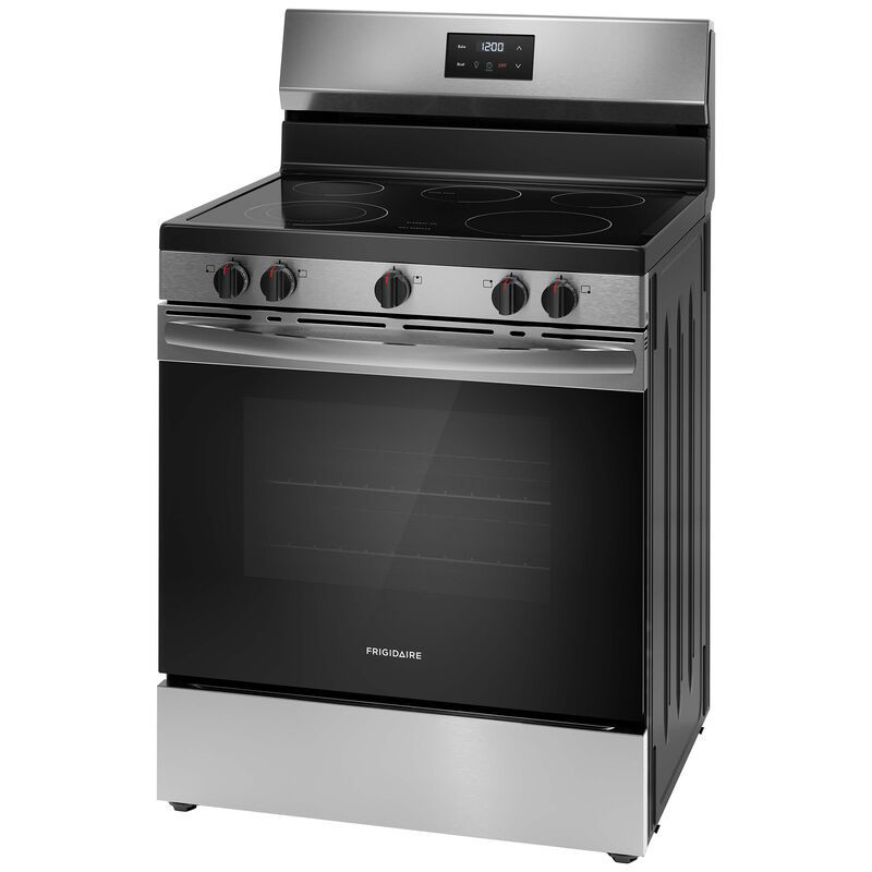 Frigidaire 30 in. 5.3 cu. ft. Electric Range with Smoothtop Burners - Stainless Steel, Stainless Steel, hires