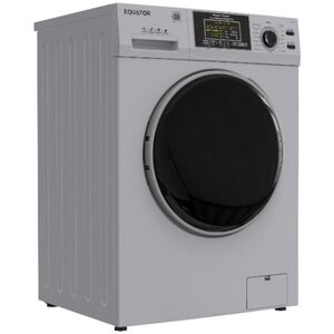 Equator Max 24 in. 2.47 cu. ft. Electric Front Load Convertible (Vented/Ventless) All-in-One Combo with Pet Cycle, Sanitize Cycle & Sensor Dry - Silver, , hires