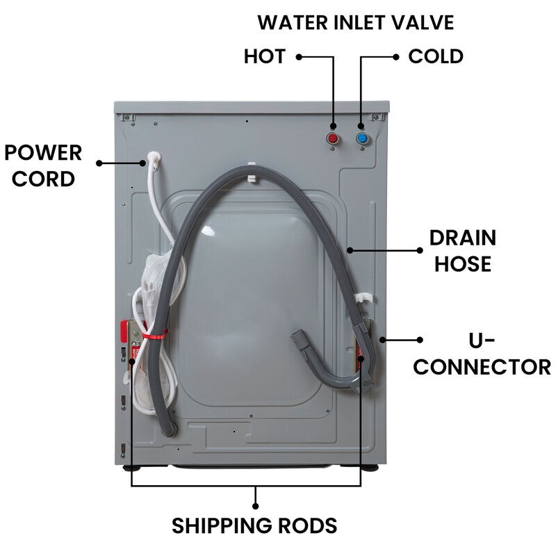 Equator 24 in. 1.6 cu. ft. Front Load Washer with Winterize, Allergen, Pet & Sanitize Cycle