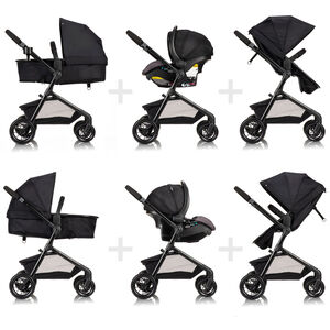 Evenflo Pivot Modular Travel System with LiteMax Infant Car Seat - Casual Gray, , hires