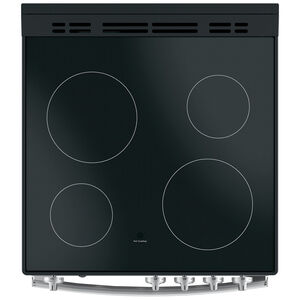GE 24 in. 2.9 cu. ft. Electric Range with Smoothtop Burners - Stainless Steel, , hires