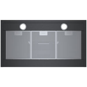 Bosch 800 Series 36 in. Convertible Chimney Style Range Hood with 600 CFM, 4 Fan Speeds & 2 Halogen Lights - Black Stainless Steel, , hires
