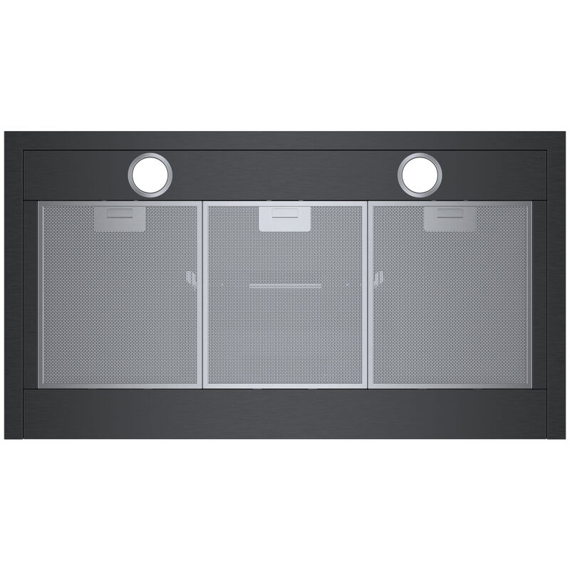 Bosch 800 Series 36 in. Convertible Chimney Style Range Hood with 600 CFM, 4 Fan Speeds & 2 Halogen Lights - Black Stainless Steel, , hires