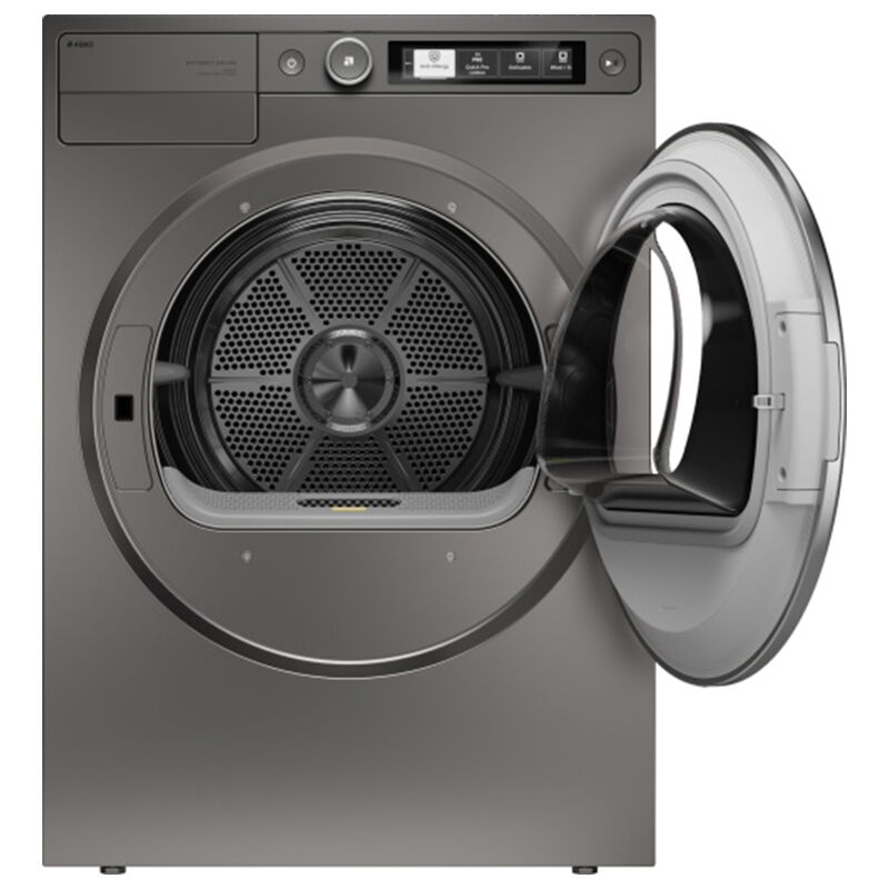 Asko 5-Series 24 in. 5.2 cu. ft. Smart Stackable Electric Dryer with Sensor Dry - Titanium, Titanium, hires