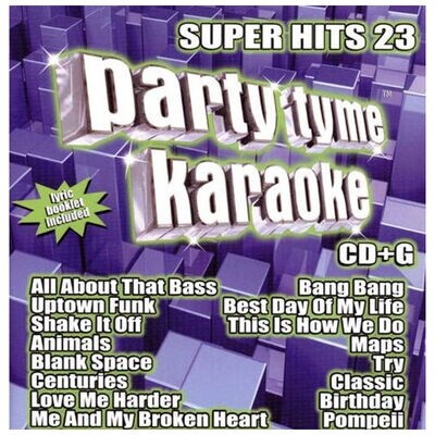 Party Tyme Karaoke SUPER HITS 23 | SYB1122