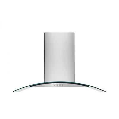 Frigidaire 42 in. Chimney Style Range Hood with 3 Speed Settings, 400 CFM, Ductless Venting & 4 Halogen Lights - Stainless Steel | FHPC4260LS